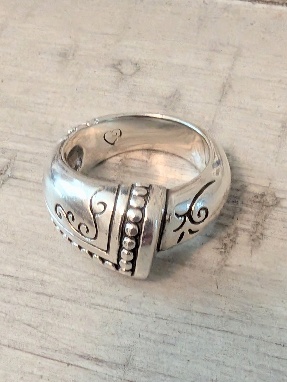 Brighton Caviar Dot Ring Size 7.5-8